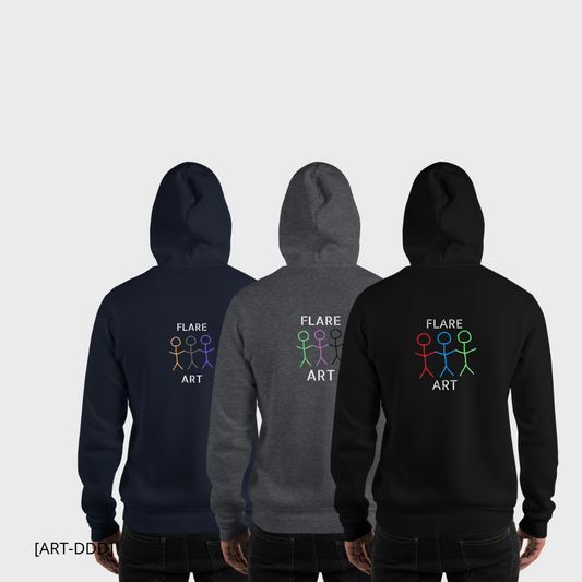 FLARE [ART-DDD] (multicolor) hoodie (men/women)