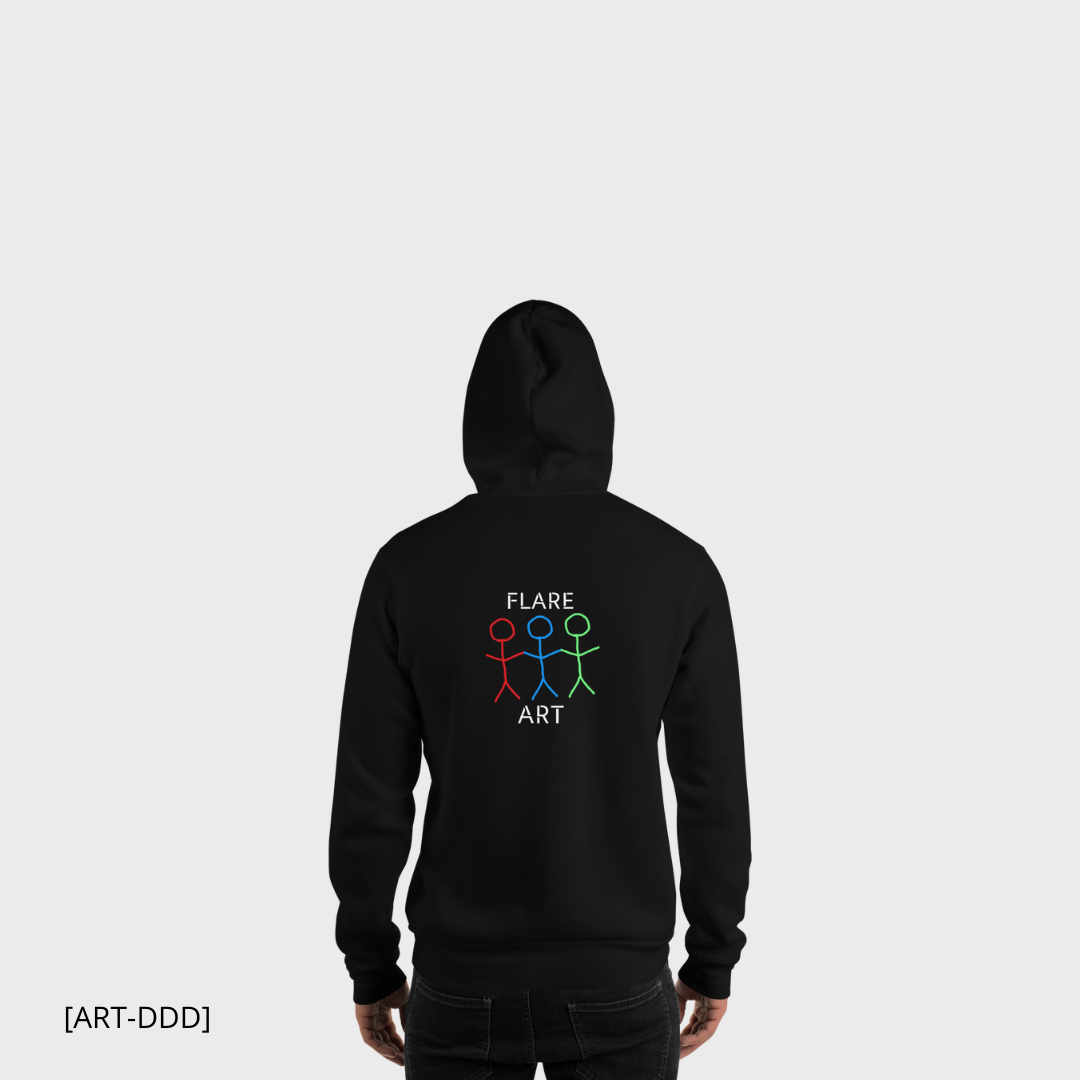 FLARE [ART-DDD] (multicolor) hoodie (men/women)