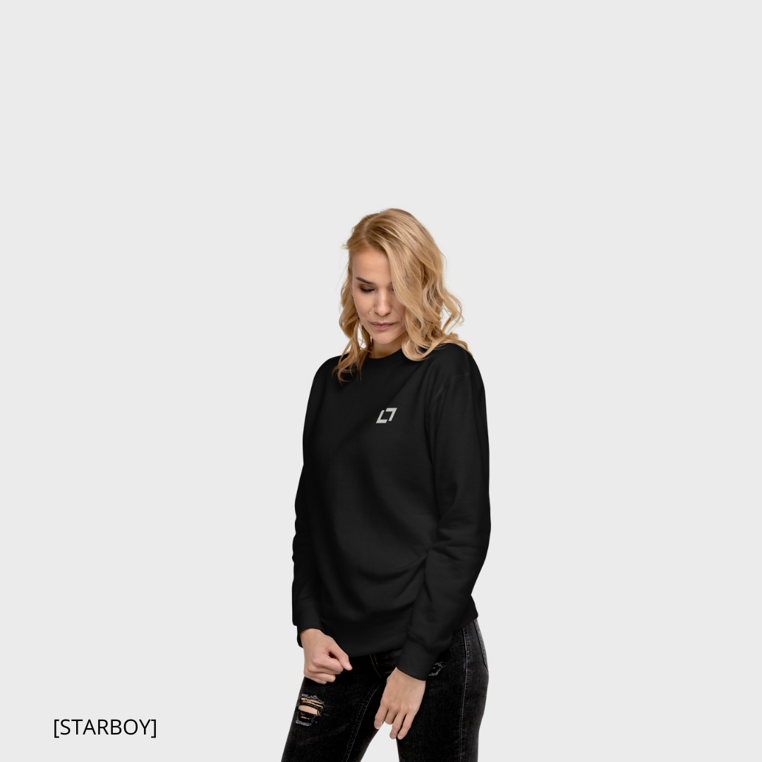 FLARE [STARBOY] (black) sweatshirt (men/women)