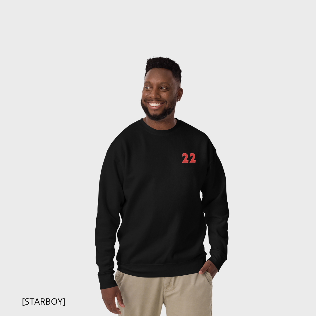 FLARE [STARBOY] (black) sweatshirt (men)