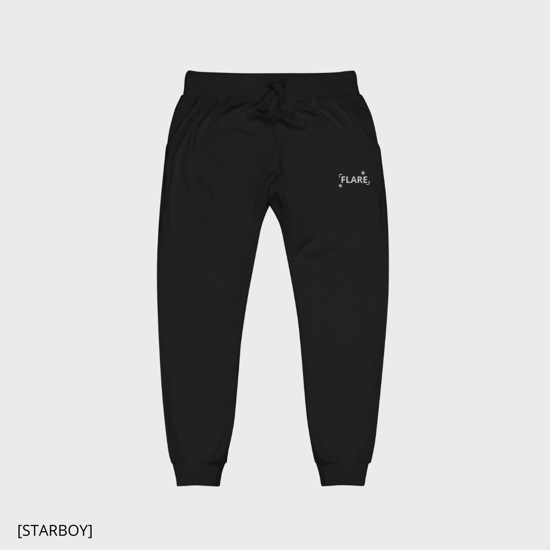 FLARE [STARBOY] (black/grey) sweatpants (men)