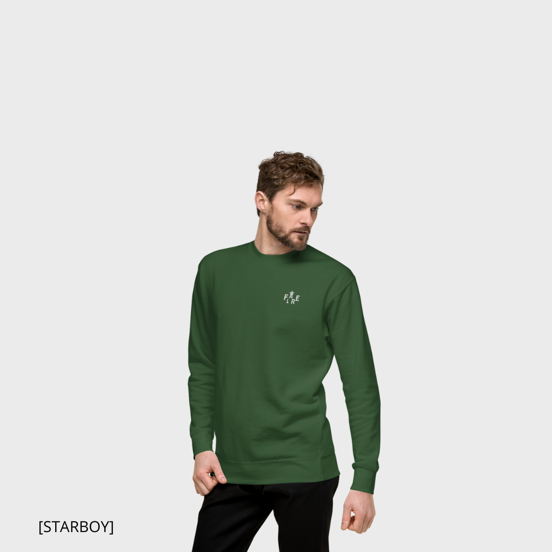 FLARE [STARBOY] (green) sweatshirt (men)