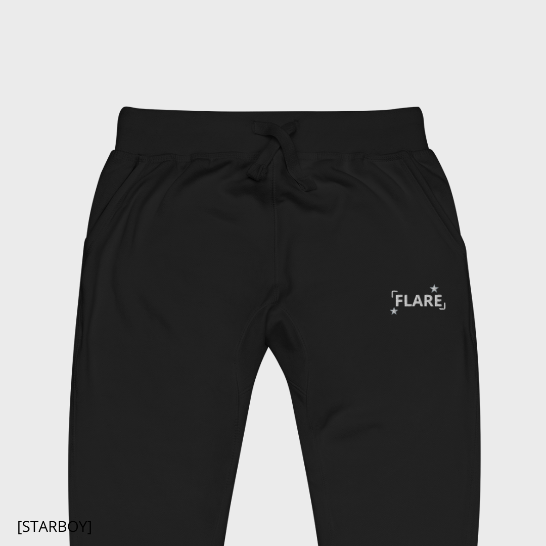 FLARE [STARBOY] (black/grey) sweatpants (men)