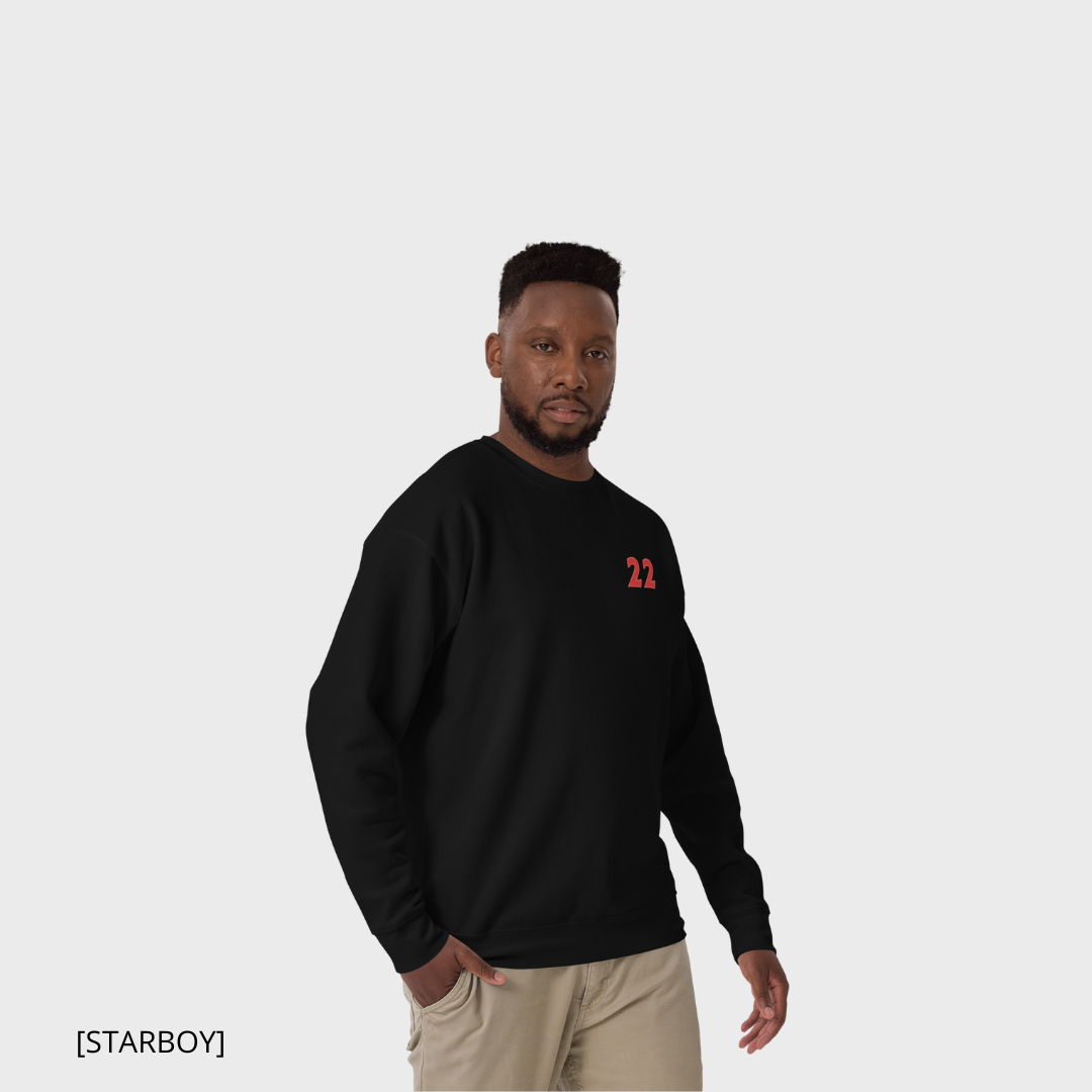 FLARE [STARBOY] (black) sweatshirt (men)