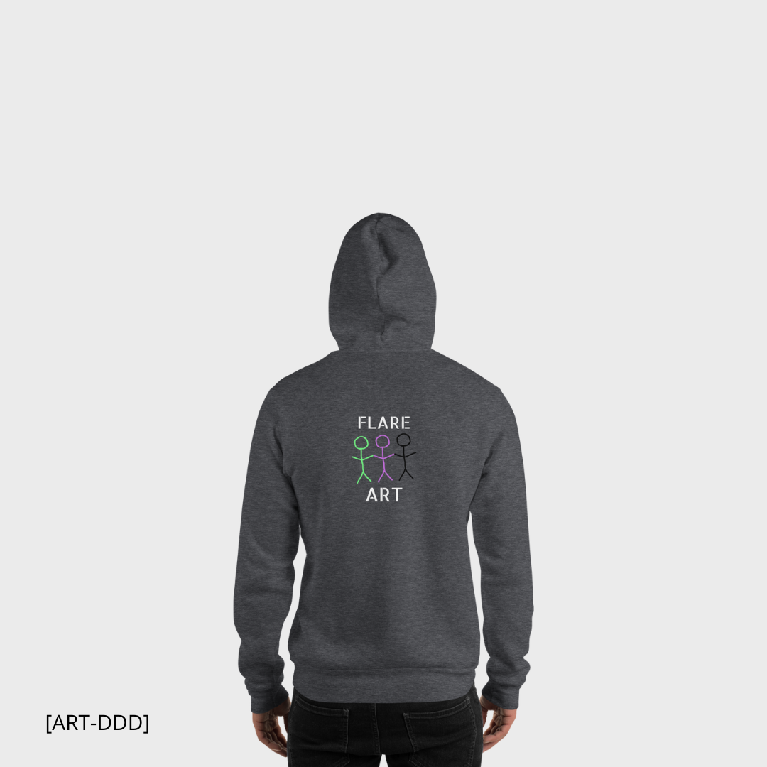 FLARE [ART-DDD] (multicolor) hoodie (men/women)