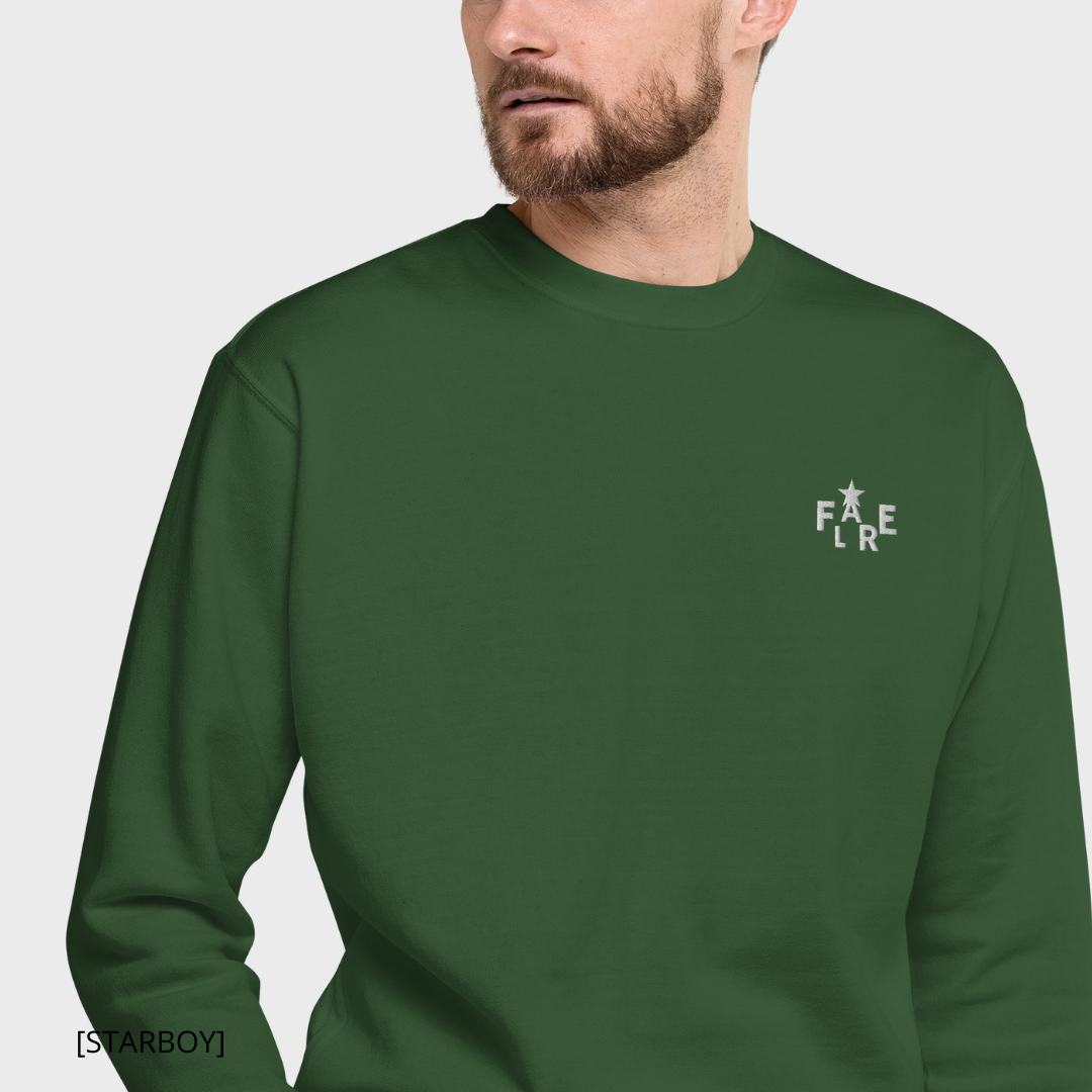 FLARE [STARBOY] (green) sweatshirt (men)