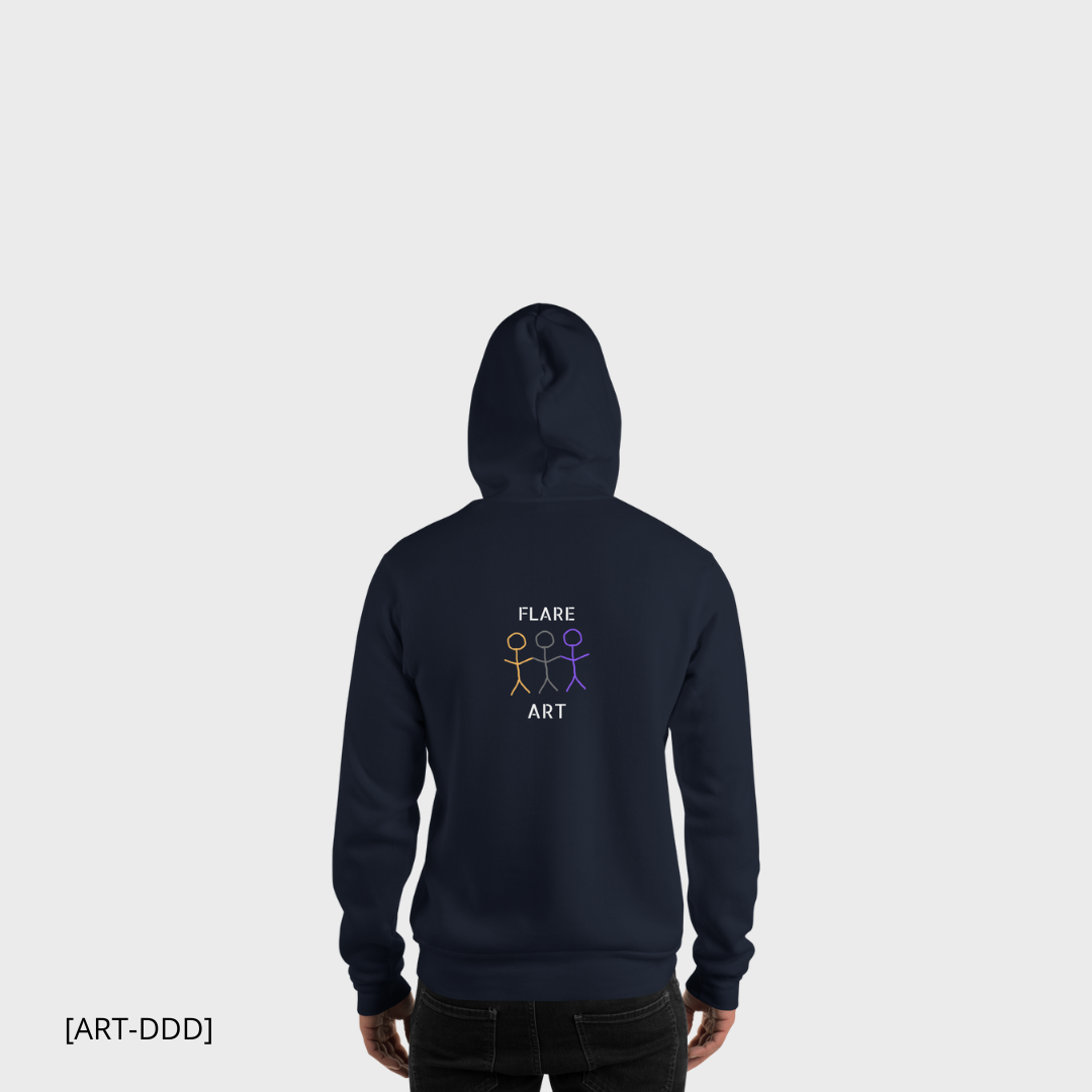 FLARE [ART-DDD] (multicolor) hoodie (men/women)